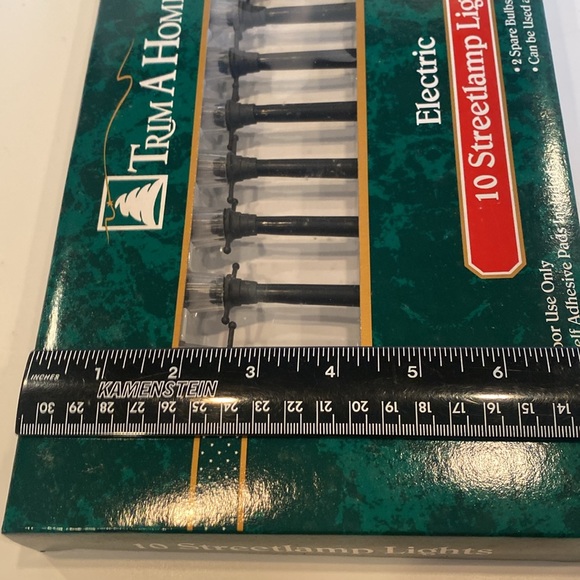 NWT & Vintage Trim a Home Electric 10 Streetlamp Lights - Picture 9 of 9